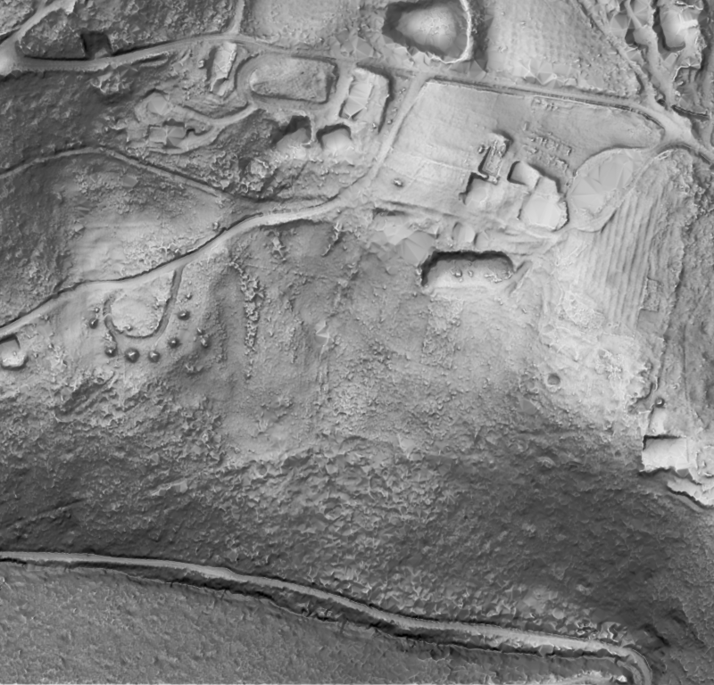 Shaded relief of Hobart-area terrain from a single LiDAR survey